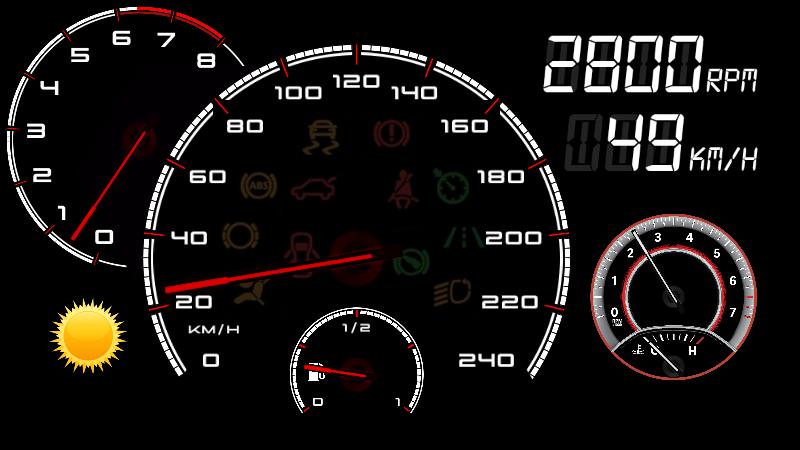 Tablero Simple con luces testigo