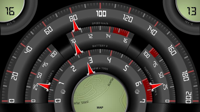 LCD - Gray Dashboard