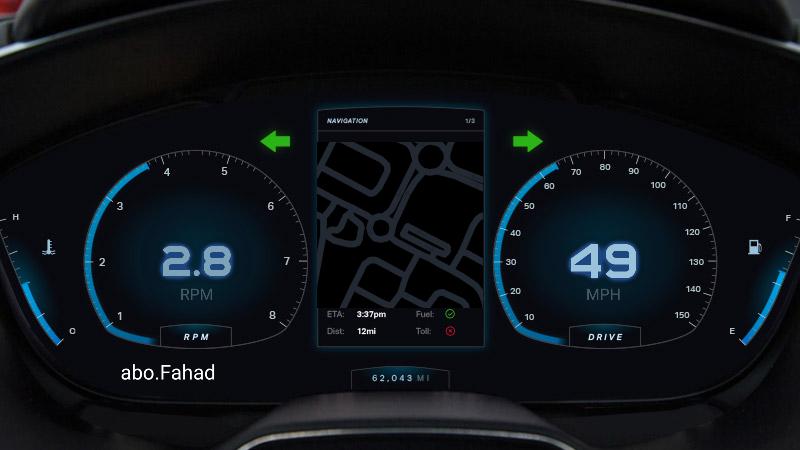 car dashboard e91