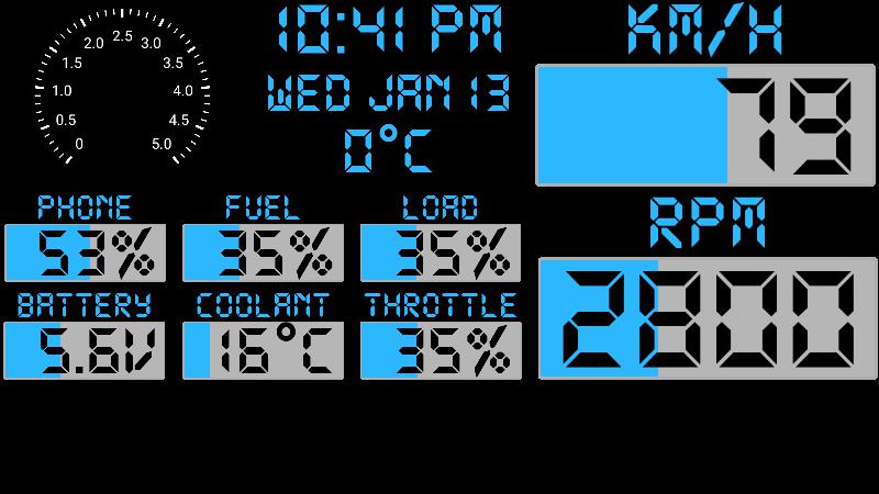 Elemental Blue Bars
