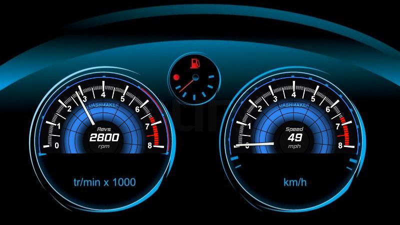 ice blue dash