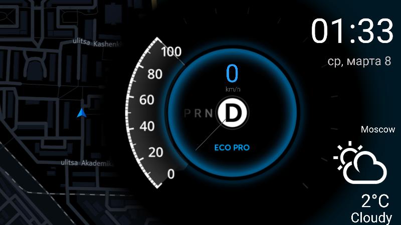 gps speed and map with wheater