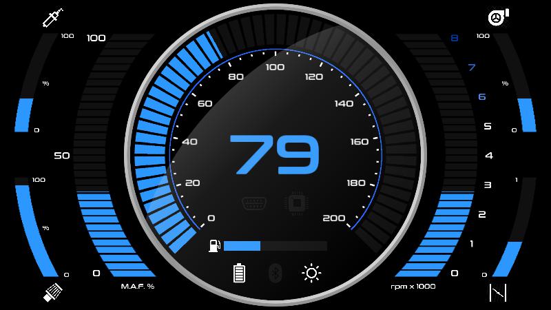 Blue digital