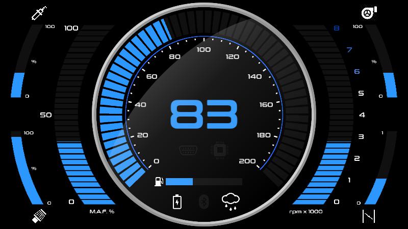 Blue digital