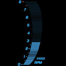 RPM Right Arc Digital Blue V3