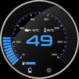 Blue digital (speed)