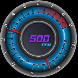 Blue SS RPM/Throttle