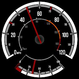 Vauxhall Corsa D Speedometer w/ Fuel Gauge (stylised)