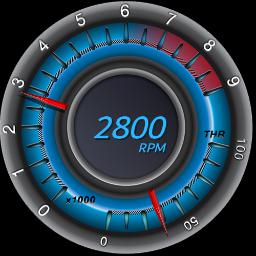 Blue SS RPM/Throttle
