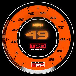 Aygo TRD KM/u + RPM gauge  Copy