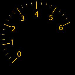 1992 GAVRIL D15 TACHOMETER