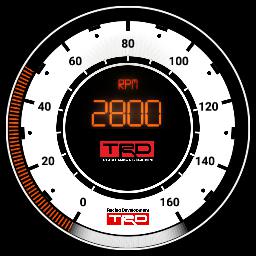 Aygo TRD KM/u + RPM gauge